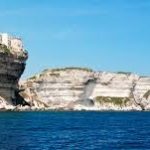 Sea liffs at the Bonifacio Strait, between Sardinia and Corsic