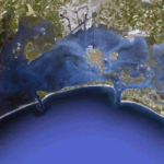 Satellite view of the Venice Lagoon